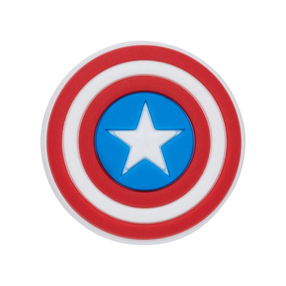 Clips Jibbitz Crocs Captain America™ Sign Garcon Multicolore | France 1307UZGT